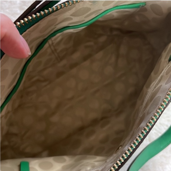 Green Kate Spade purse Sadie leather
Dome satchel purse bag. - Picture 5 of 5